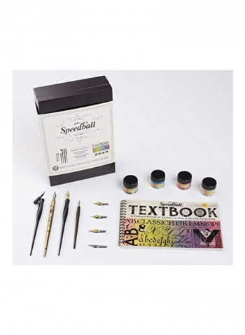 Calligraphy Collector's Set Black/Gold/Silver