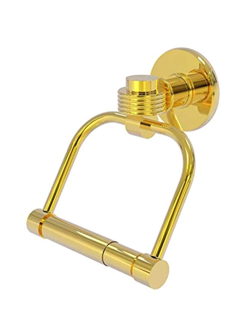 Continental Collection Groovy Accents Toilet Paper Holder Gold 6x5x5.5inch