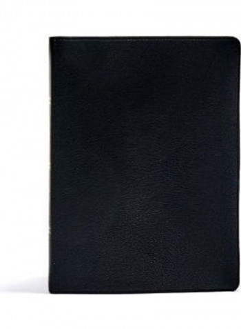 CSB Verse-By-Verse Reference, Black Premium Genuine Leather Hardcover