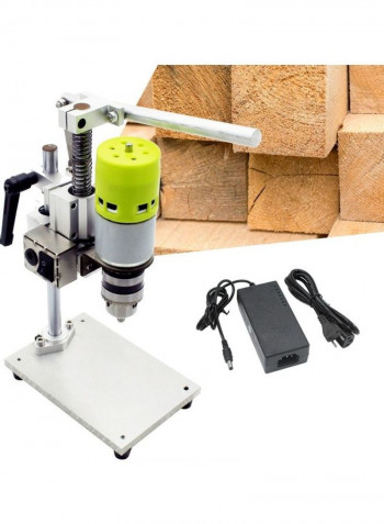 Electric Bench Drilling Machine Set White/Green/Black