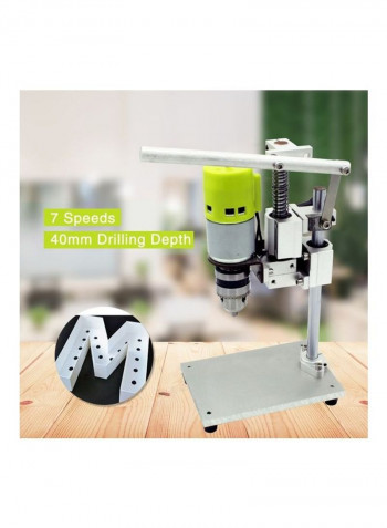Electric Bench Drilling Machine Set White/Green/Black