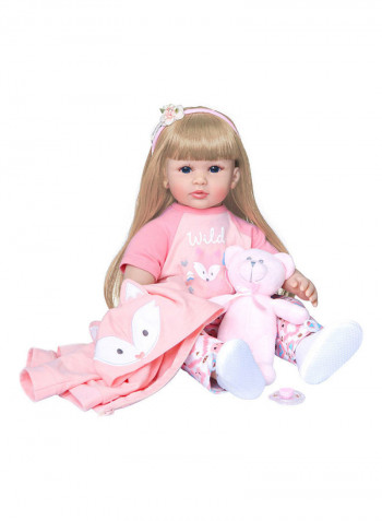 4-Piece Realistic Reborn Baby Doll Bear Toy Set