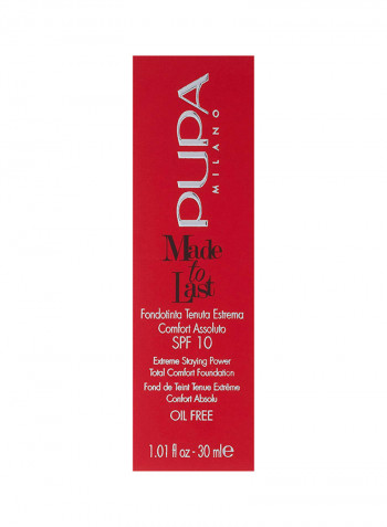 Made To Last Foundation Liquid SPF 10 60 Golden Beige