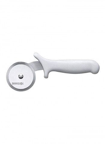 Stainless Steel Pizza Cutter White/Silver 9x3.8x1inch