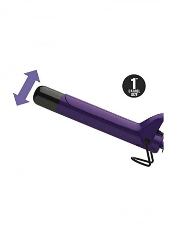 Ceramic Curling Iron Black/Purple