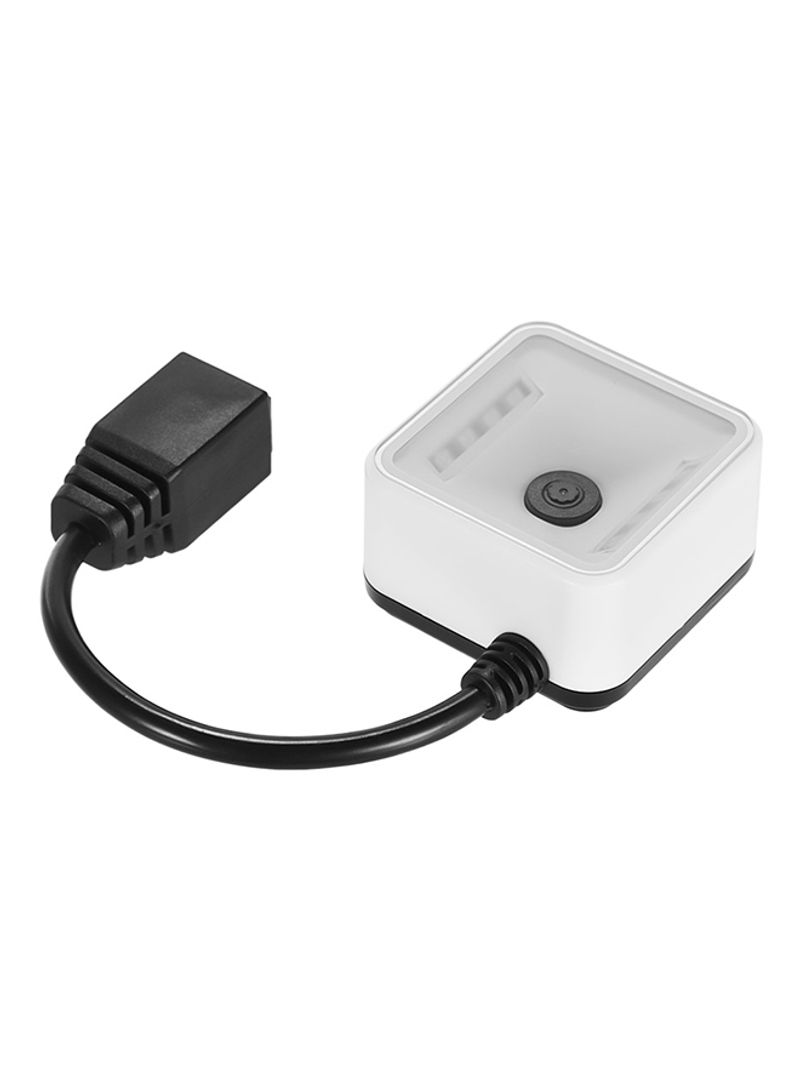 Mini 1D/2D/QR Barcode Scanner USB Interface EP7000 White