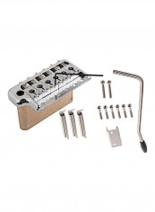 ST Electric Guitar Tremolo System Brass Bridge With Stainless Steel Saddles