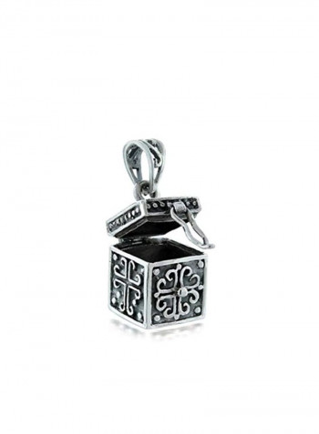 925 Sterling Silver Locket Pendant Necklace