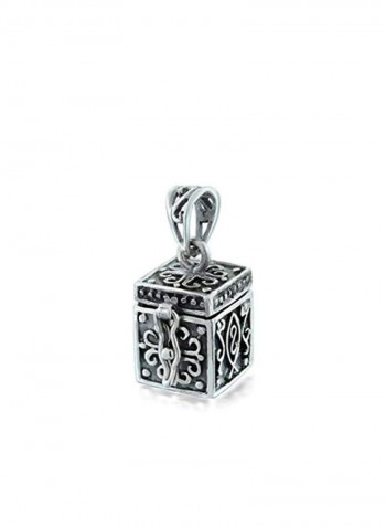 925 Sterling Silver Locket Pendant Necklace