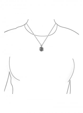 925 Sterling Silver Locket Pendant Necklace