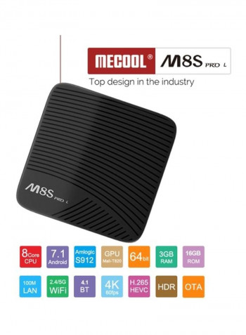 Android Set Top Box M8S PRO L ATV Black