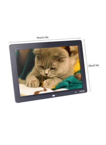 150 mAh Digital Photo Frame 30.5x2.5x20.2cm Black