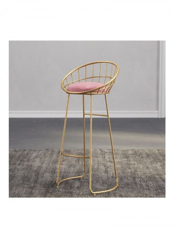 Nordic High Chair Gold 48x45x75cm