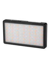 Pocket LED Video Light Panel 12.6x7.0x1centimeter Black