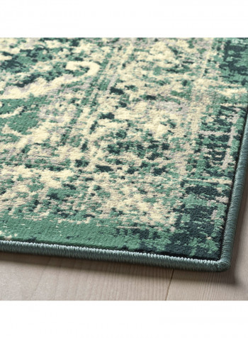 Low Pile Area Rug Green 230 x 170centimeter