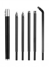6-Piece Wooden Turning Tool Set Black/Silver reviews 6-Piece Wooden Turning Tool Set Black/Silver