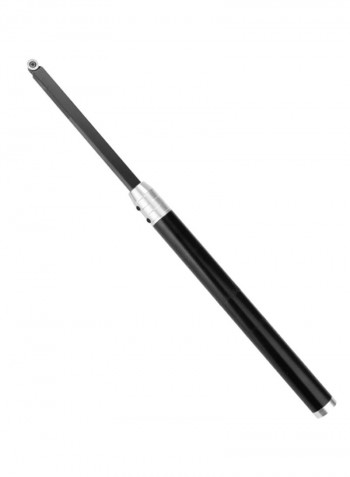 6-Piece Wooden Turning Tool Set Black/Silver