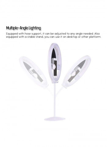 Bi-Colour Beautify LED Ring Video Light White