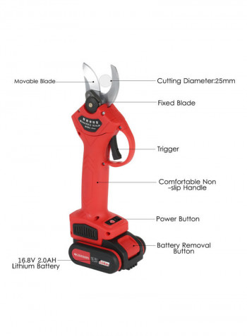 Cordless Electric Pruning Shear Set Multicolour