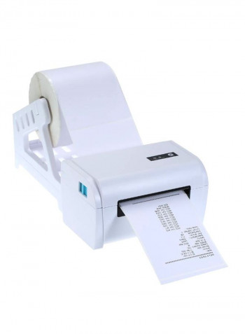 Shipping Label Printer White
