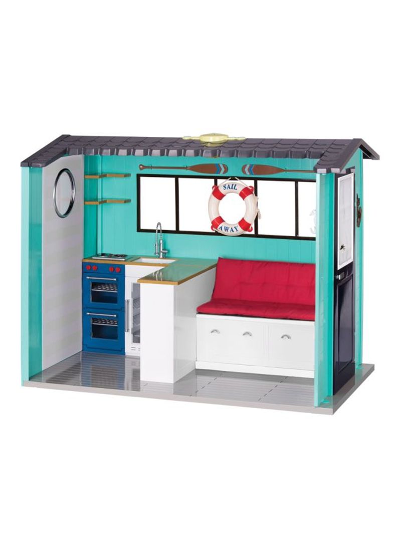 Beach Doll House And Accessories 18inch