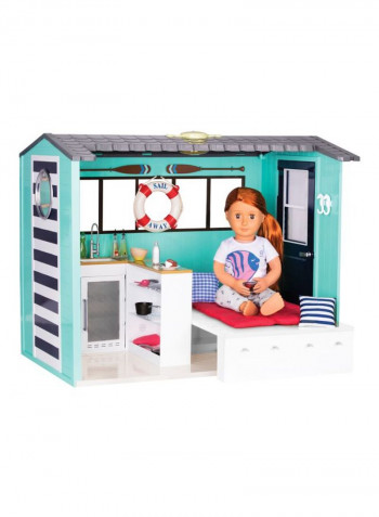 Beach Doll House And Accessories 18inch