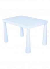 Plastic Double Thickening Rectangular Desk Blue 78x58x20cm