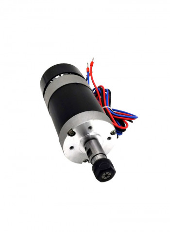 CNC Brushless Spindle Motor With Driver Speed Controller Black/Silver 23centimeter