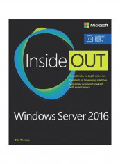 Inside Out: Windows Server 2016 Paperback English by Orin Thomas
