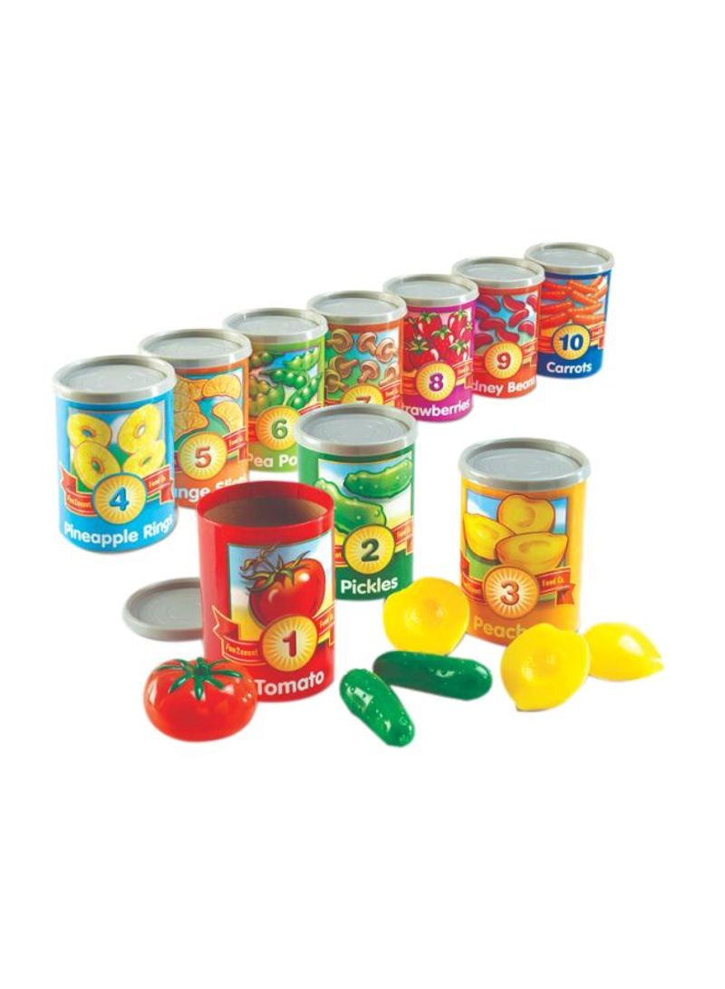 10-Piece Counting Cans 3inch