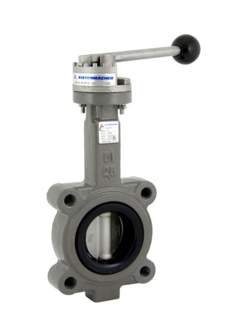 Classic Ductile Iron Butterfly Valve Grey/Black