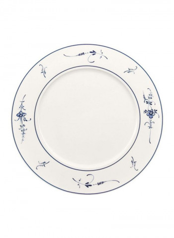 Old Luxembourg Under Plate White/Blue 30centimeter