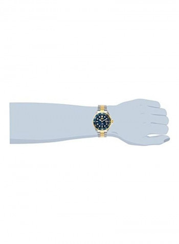Men's Analog Wrist Watch with Stainless Steel Strap