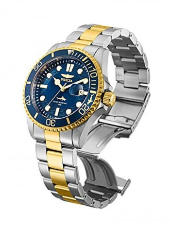 Men's Analog Wrist Watch with Stainless Steel Strap