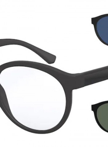 Round Eyeglasses Frame - Lens Size: 52 mm