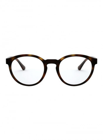 Round Eyeglasses Frame - Lens Size: 52 mm