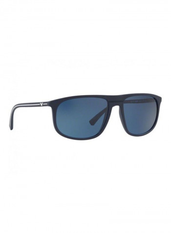 Men's Rectangular Sunglasses - Lens Size: 59 mm