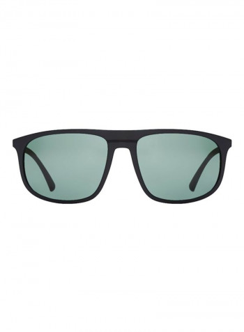 Men's UV-Protection Rectangular Sunglasses - Lens Size: 59 mm