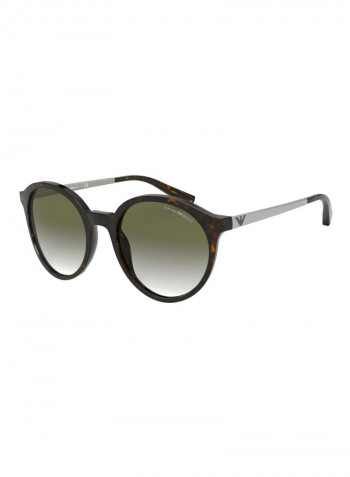 Women's UV-Protection Round Sunglasses - Lens Size: 53 mm