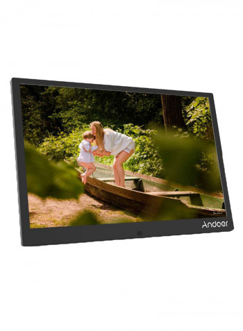 Digital Photo Frame With Remote Control Black