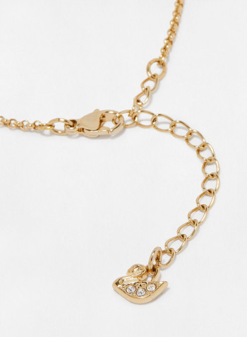 Time Chain Link Pendant Necklace