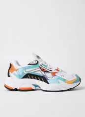 Rejuvenate 90s Sneakers White /Black /Electric Purple