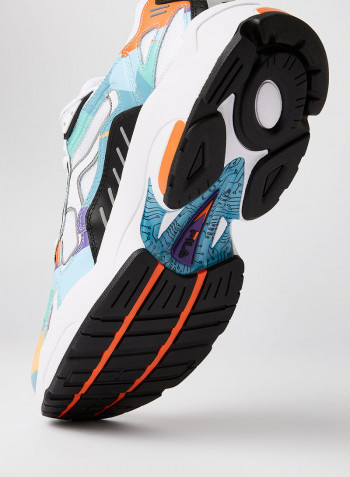 Rejuvenate 90s Sneakers White /Black /Electric Purple