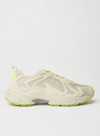 Stylish lace-Up Sneakers Grey/Lime