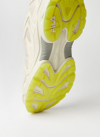 Stylish lace-Up Sneakers Grey/Lime