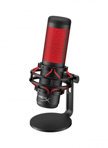 QuadCast Standalone Microphone HX-MICQC-BK Black/Red