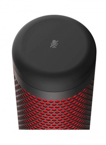 QuadCast Standalone Microphone HX-MICQC-BK Black/Red