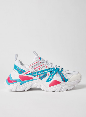 Electrove 2 Sneakers White/Scuba Blue/Pink Glo