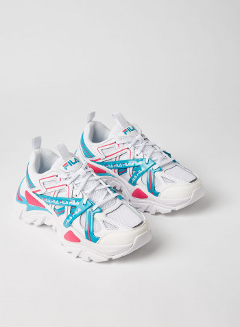 Electrove 2 Sneakers White/Scuba Blue/Pink Glo