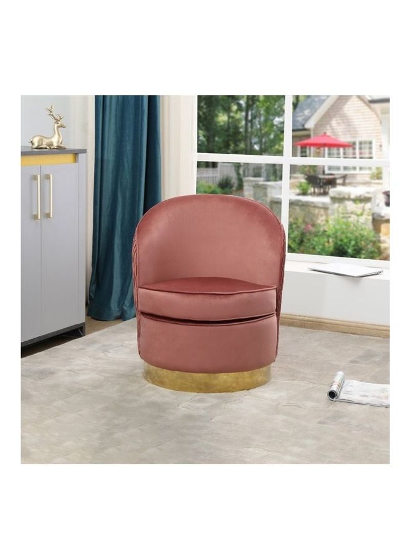 Monett Accent Chair Rose Gold